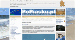 Desktop Screenshot of popiasku.pl
